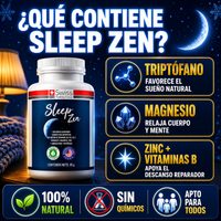 Sleep Zen - Cápsulas para el Insomnio y Noches sin Descanso