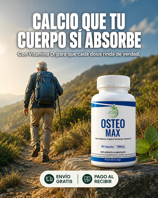 Calcio que tu cuerpo sí absorbe, para huesos más fuertes