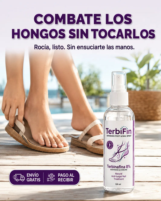 El spray que combate los hongos sin que los toques
