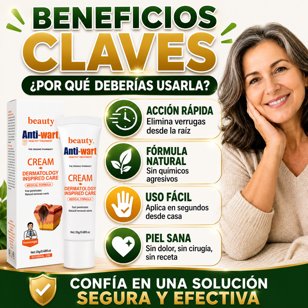 DermaClear™ — Elimina verrugas y lunares desde la raíz, sin dolor y sin cicatrices