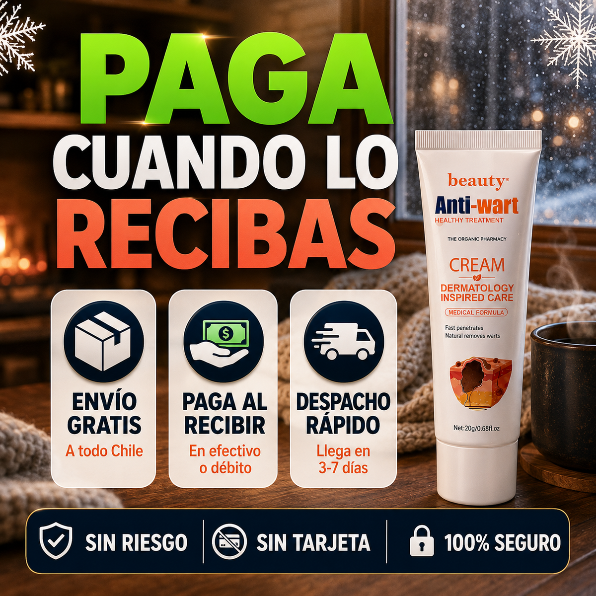 DermaClear™ — Elimina verrugas y lunares desde la raíz, sin dolor y sin cicatrices