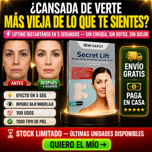 LiftSecret™ — Lifting instantáneo para rostro y ojos sin cirugía ni botox