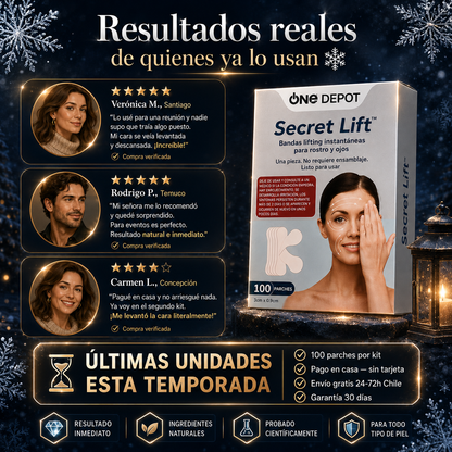 LiftSecret™ — Lifting instantáneo para rostro y ojos sin cirugía ni botox
