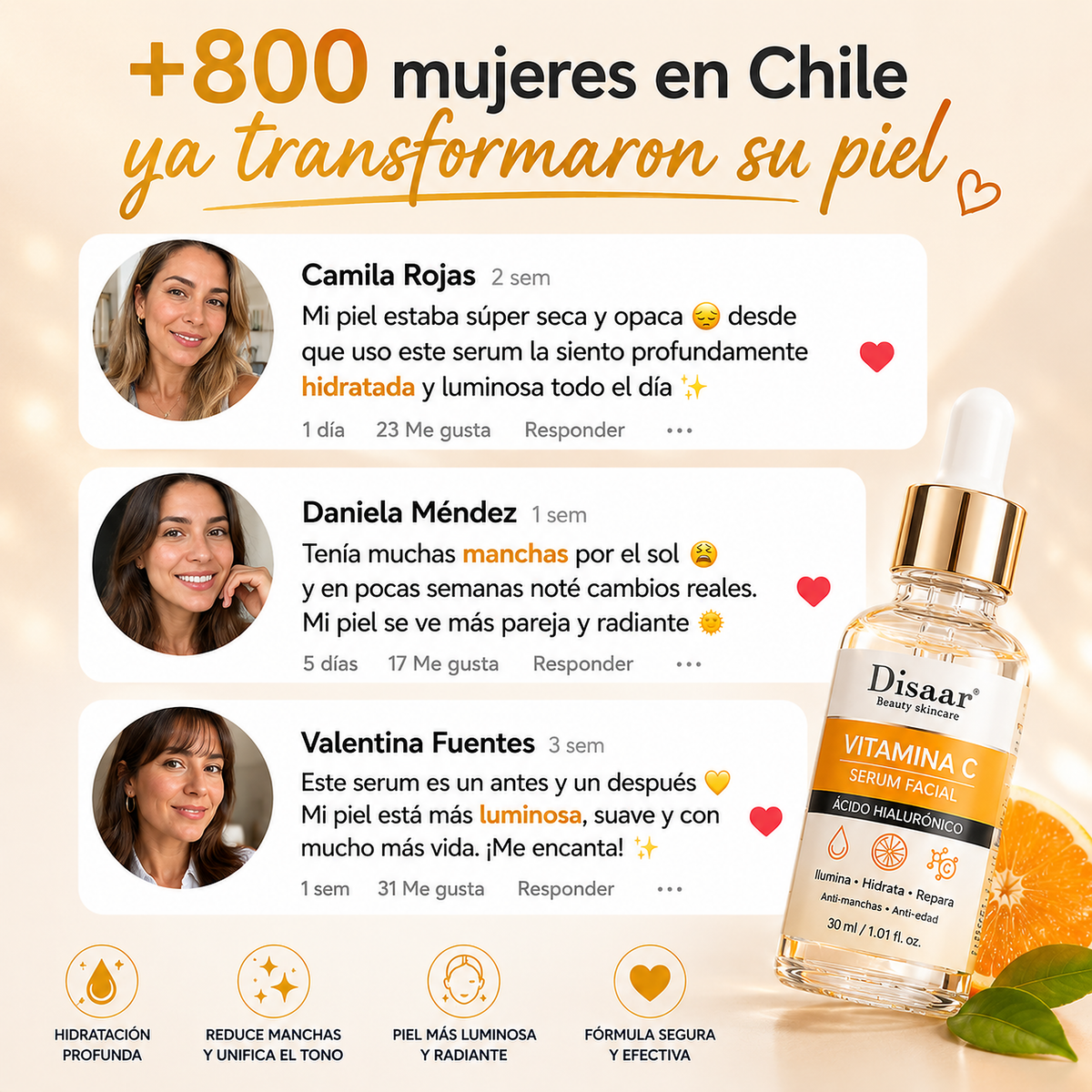 LuminaGlow™ Luminosidad Intensa, Hidratación Profunda y Apariencia Rejuvenecida