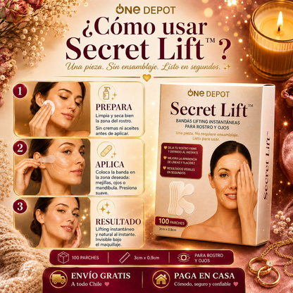 LiftSecret™ — Lifting instantáneo para rostro y ojos sin cirugía ni botox